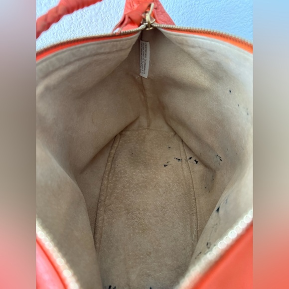 FIRM - Bottega Veneta Orange Hobo style Leather Purse - Picture 12 of 12